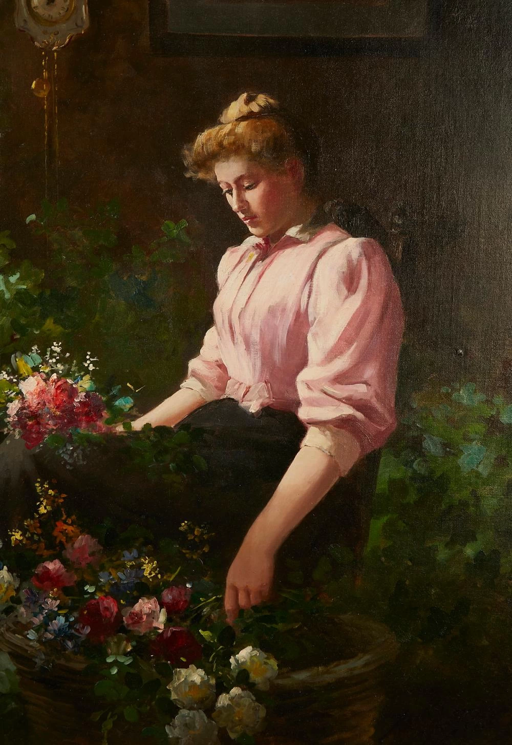 Abbott Fuller Graves-83-Sistemare i fiori - dettaglio 1